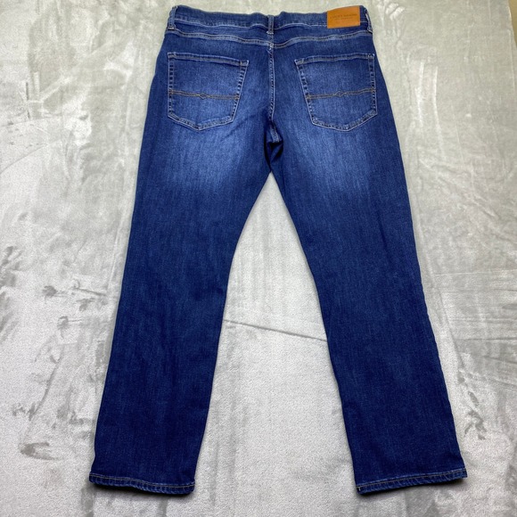 Lucky Brand 410 Athletic Straight Jeans Mens Sz 36 Dark Wash Denim Pants grunge - Picture 8 of 9